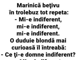 Marinica betivu in trolebuz tot repeta