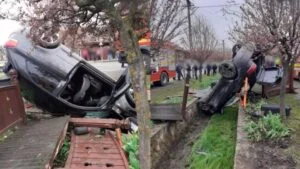 Accident rutier în localitatea Mănășturel, județul Cluj: două persoane rănite și transportate la spital