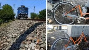 Biciclist de 70 de ani a murit după ce a fost lovit de tren la o trecere semnalizată în Arad