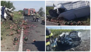 Accident mortal pe DN54 în Teleorman: doi șoferi au decedat, un pasager rănit, trafic blocat mai multe ore