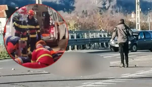 Nenorocire lângă Pitești! A fost spulberat pe șosea, medicii încearcă imposibilul. Se zbate între viață și moarte!
