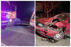 Tragedie pe DN1! O fetiță de 3 ani și un bărbat se luptă pentru viață după un accident cumplit la Negreni