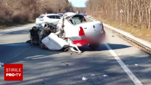 Tragedie uriașă pe drum! Mașina unui bărbat a fost zdrobită de un camion: „Nu a mai avut nicio șansă”