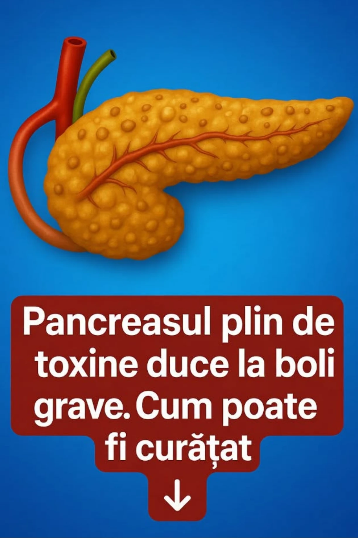 Medicii avertizează că un pancreas plin de toxine duce la boli grave, dar poate fi curățat ușor prin dietă