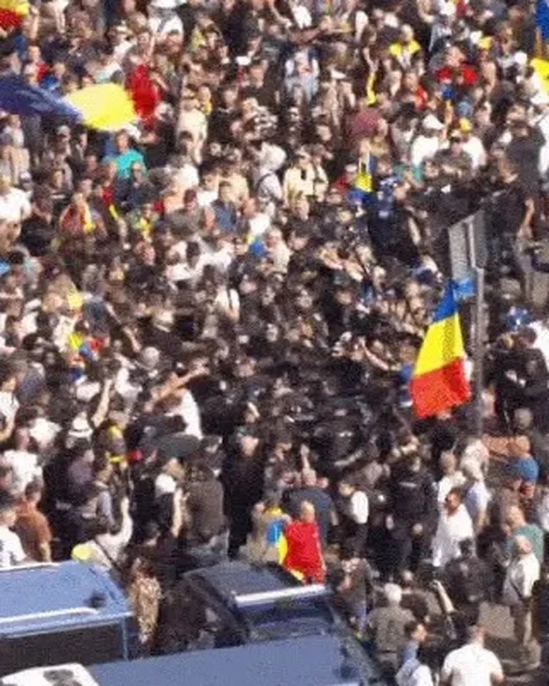 Protestul fermierilor din Piața Victoriei a degenerat. Jandarmii au intervenit cu gaze lacrimogene și trafic blocat