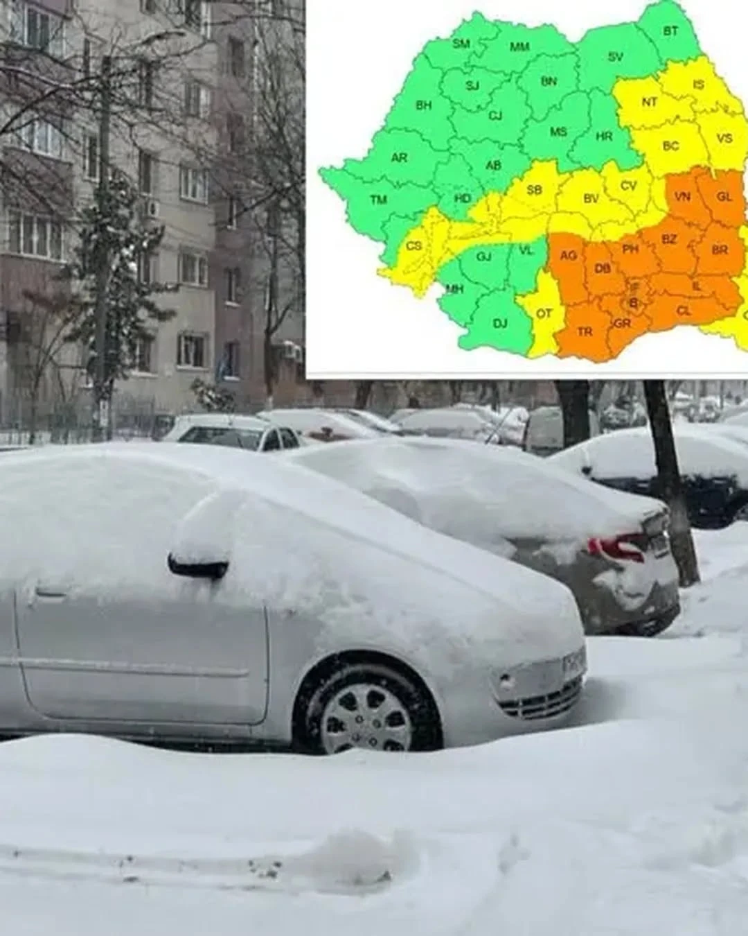 Vremea se schimbă radical. Temperaturile scad cu 15 grade și apar primele ninsori la munte