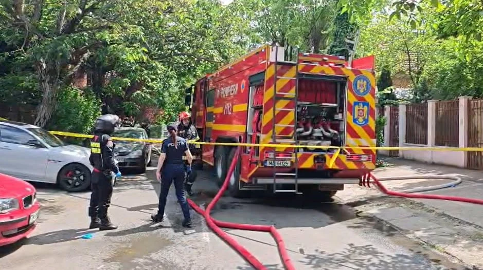 Incendiu la un centru pentru vârstnici din Sighișoara. Zeci de persoane evacuate și o victimă transportată la spital