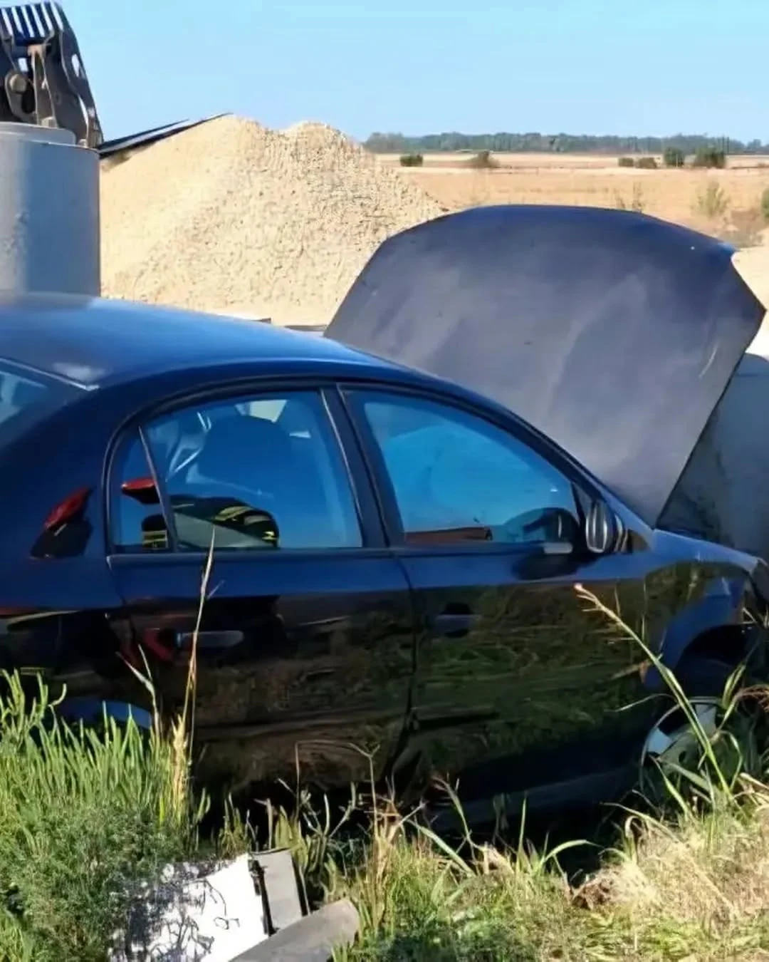Accident rutier în Blejești. Trei persoane rănite au refuzat transportul la spital