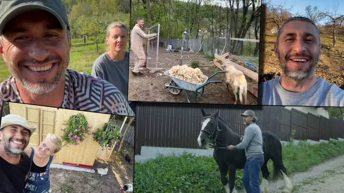 Dragoș Bucur a dezvăluit TOT! Ce animale crește și ce pregătește în gospodăria din ARGEȘ